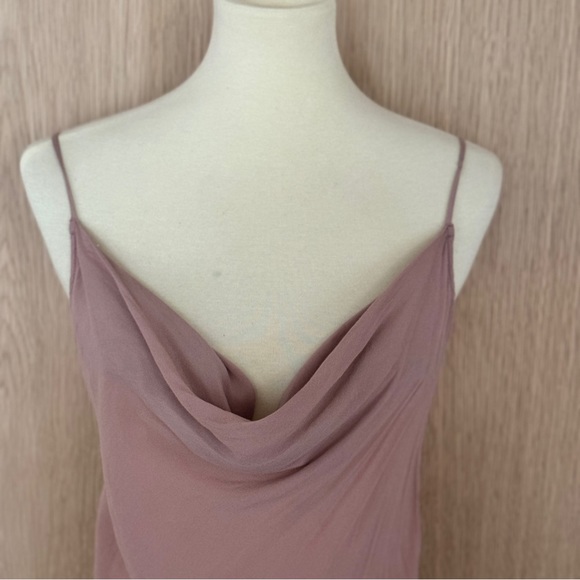 Intimately Free People Draped Front Slip Dress In Mauve Rose size Medium - Picture 6 of 11